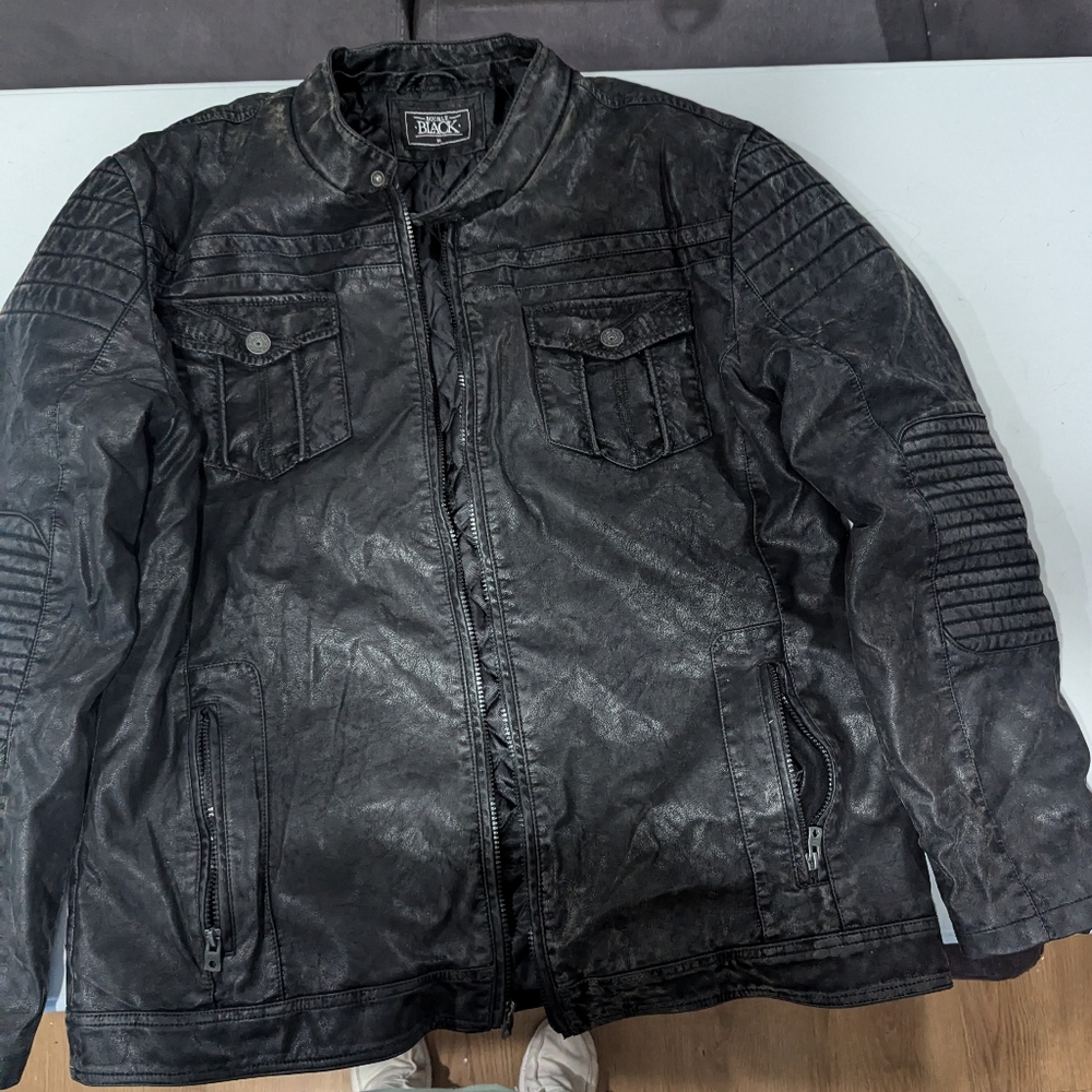 Faux suede jacket